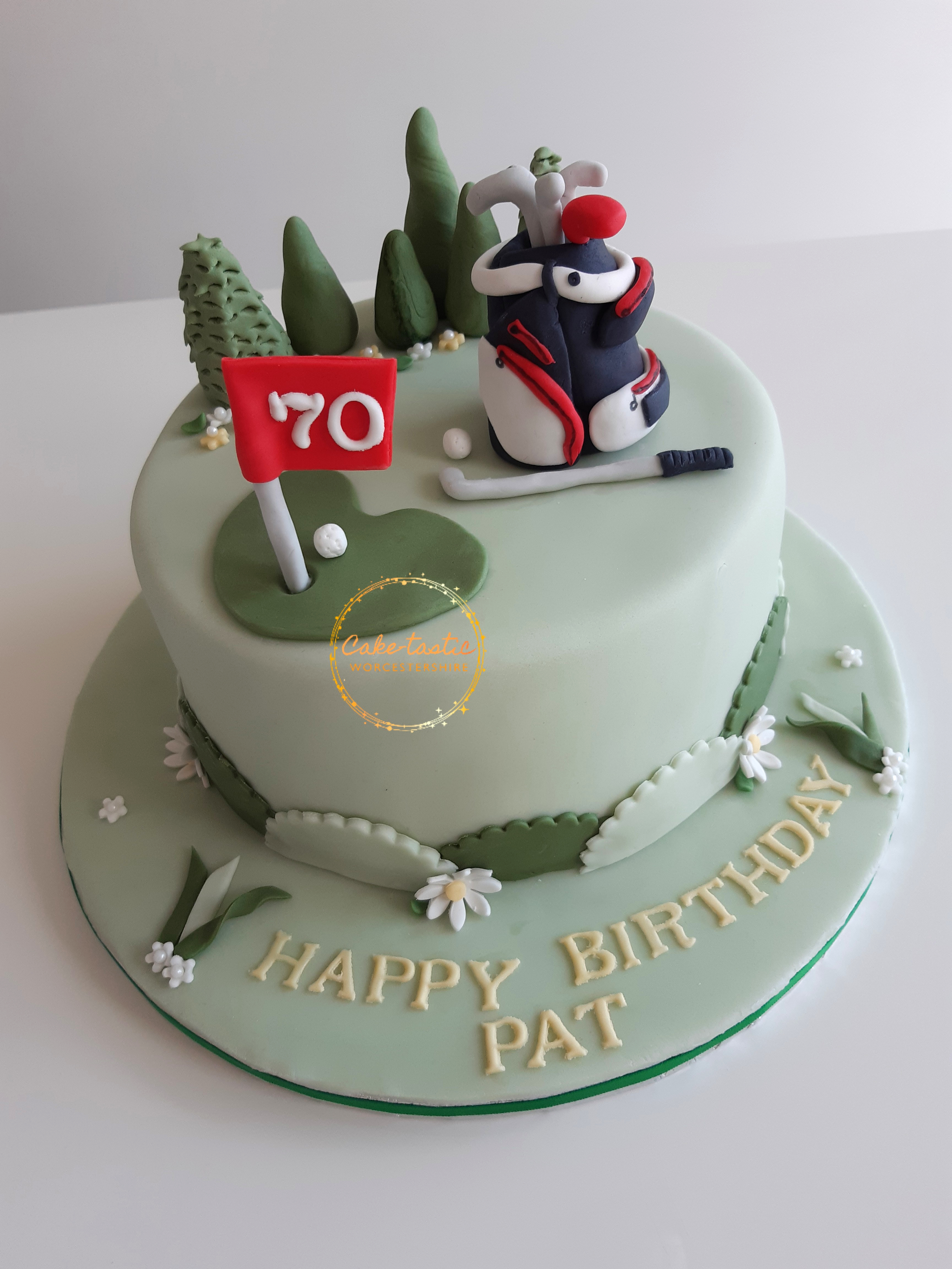 Golf Cake - 70th Birthday