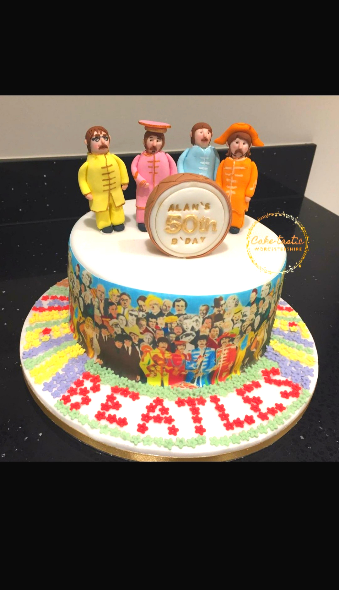 Beatles Birthday Cake