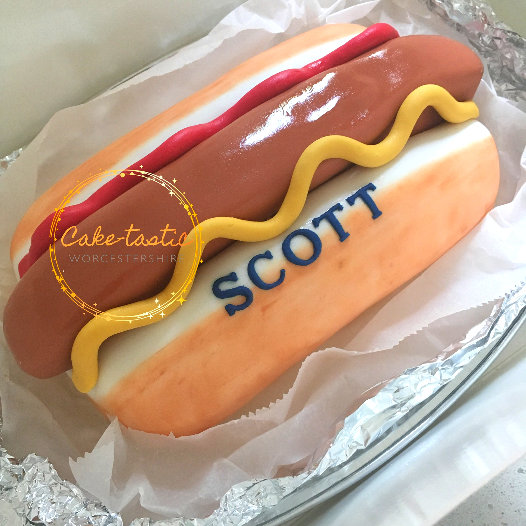 Hotdog Cake
