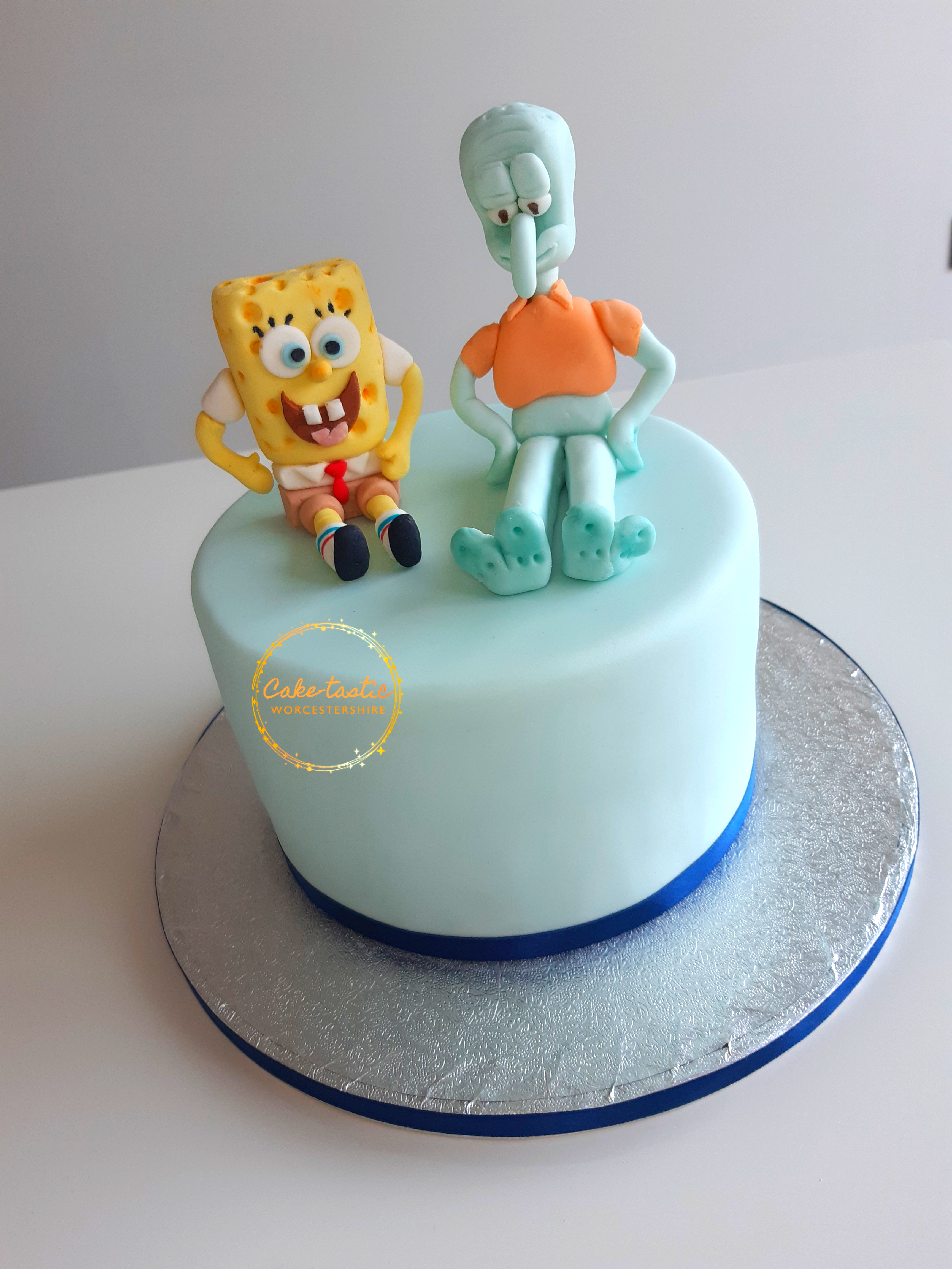 Spongebob and Squidward |Cake