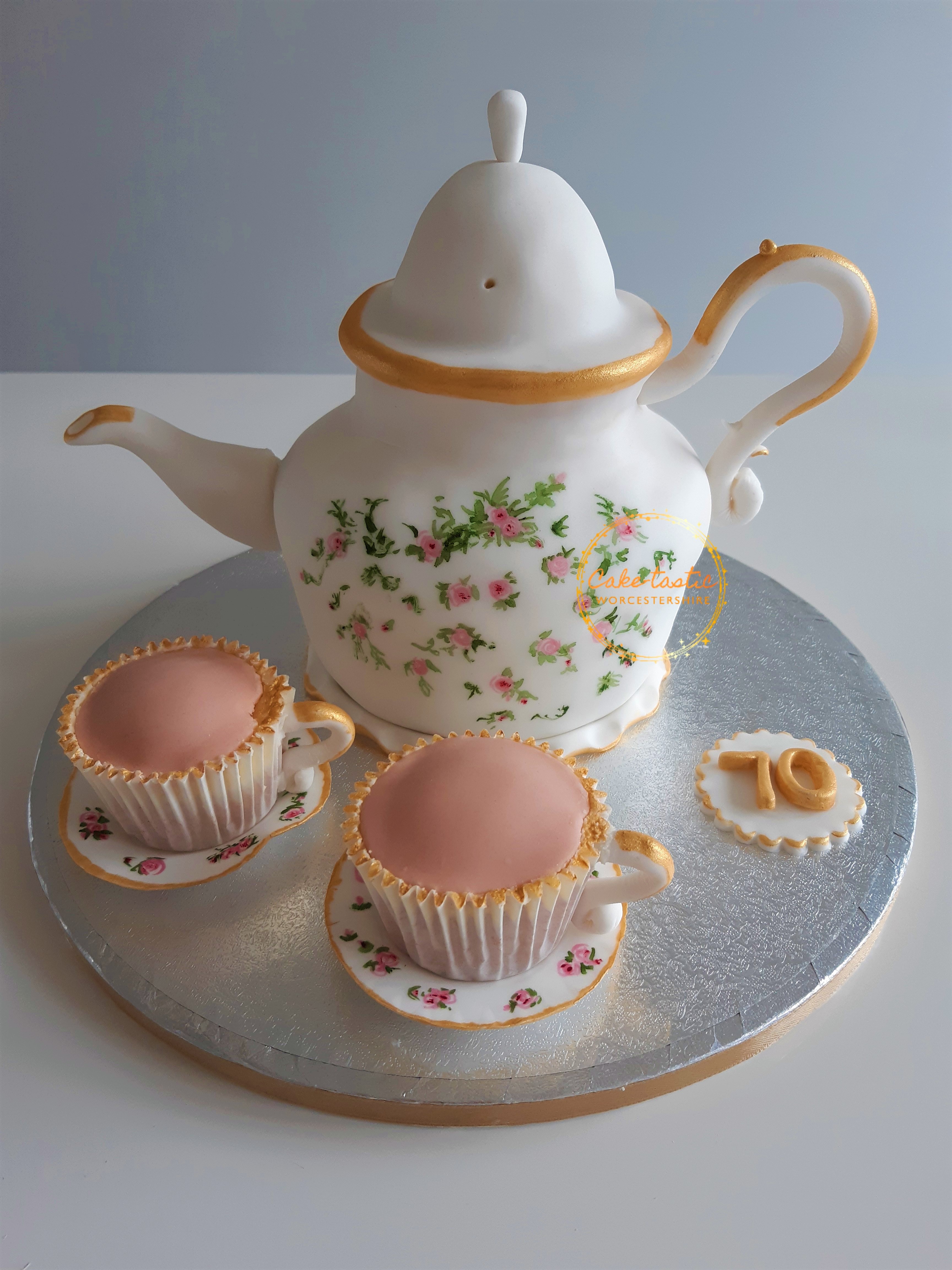 Tea Set Cake