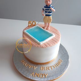 50th Birthday - Pool Cake