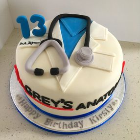 13th Birthday Cake - Grey's Anatomy 