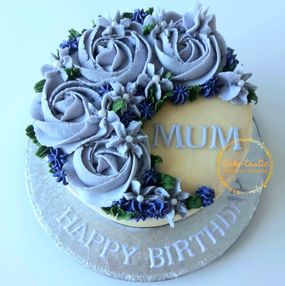 Buttercream Flower Birthday Cake