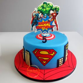 Marvel Themed Cake
