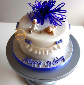Victorian Style Birthday Cake